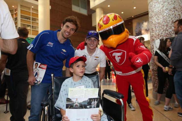 View Indianapolis 500 Drivers Visit Riley Hospital for Children - May 16, 2017 Photos