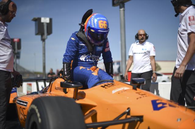 View Fernando Alonso Test - Texas Motor Speedway - Tuesday, April 9, 2019 Photos